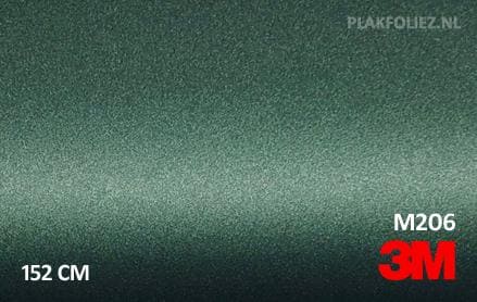 3M 2080 M206 Matte Pine Green Metallic plakfolie