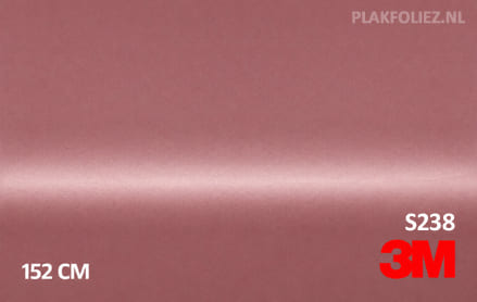 3M 2080 S238 Satin Frozen Berry Metallic plakfolie
