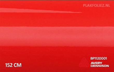Avery SWF Gloss Soft Red plakfolie