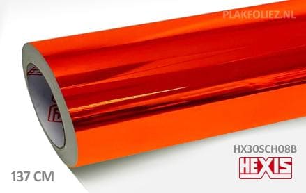 Hexis HX30SCH08B Super Chrome Orange Gloss plakfolie